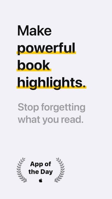 Emulate iPhone app Highlighted: Book Highlights using MyAndroid