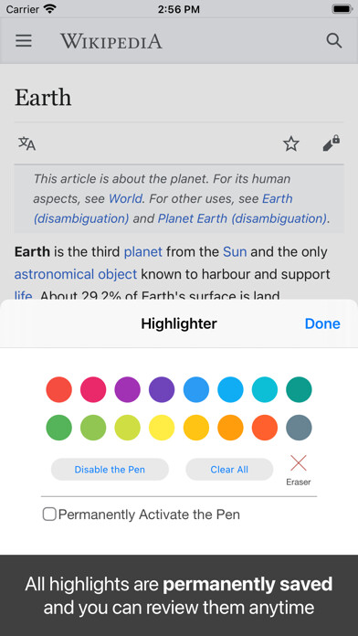 Emulate iPhone app Highlighter for Safari using MyAndroid
