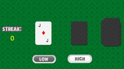 Emulate iPhone app High Low Card using MyAndroid