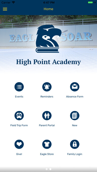 Emulate iPhone app High Point Academy - Pasadena using MyAndroid Emulate iPhone app High Point Academy - Pasadena using MyAndroid