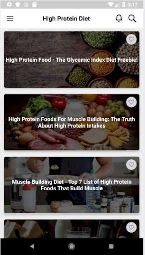 Run android online APK High Protein Diet, Foods from MyAndroid or emulate High Protein Diet, Foods using MyAndroid