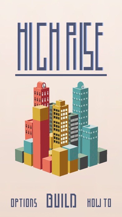 Emulate iPhone app High Rise - A Puzzle Cityscape using MyAndroid