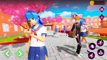Emulate iPhone app High School Anime Girl Life using MyAndroid Emulate iPhone app High School Anime Girl Life using MyAndroid