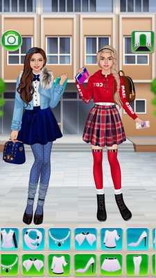 Emulate Android APK High School BFFs - Cool Girls dress up