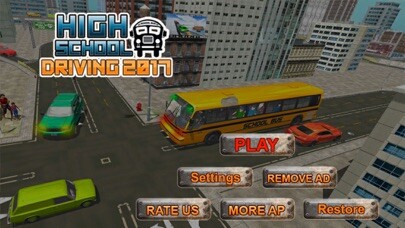 Emulate iPhone app High School Bus Driving 2017 using MyAndroid