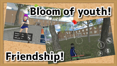 Emulate iPhone app High School Girls Simulator using MyAndroid