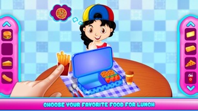 Emulate iPhone app HighSchool LunchBox Maker using MyAndroid