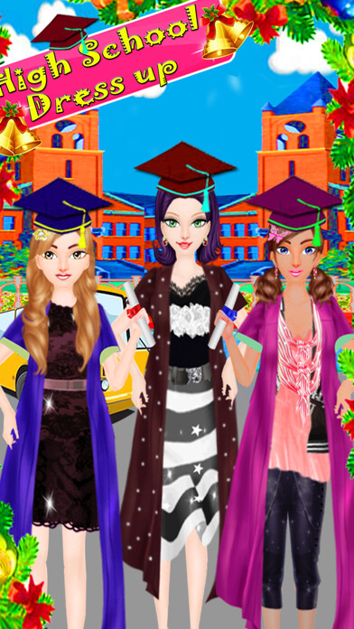 Emulate iPhone app High School Makeup Girls Games using MyAndroid