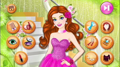 Emulate iPhone app High School Party: Makeup for cutie using MyAndroid