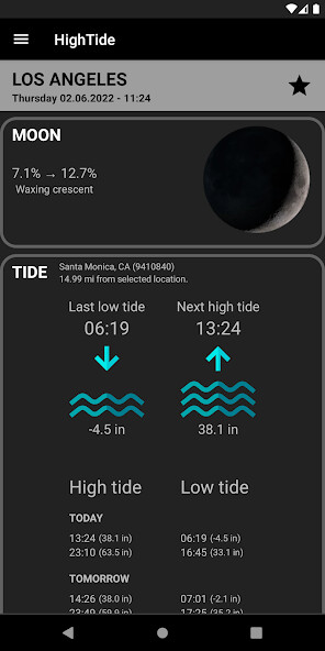 Run android online APK HighTide: tides  weather from MyAndroid or emulate HighTide: tides  weather using MyAndroid