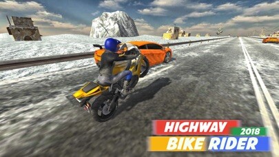 Emulate iPhone app Highway Bike Rider 2018 using MyAndroid