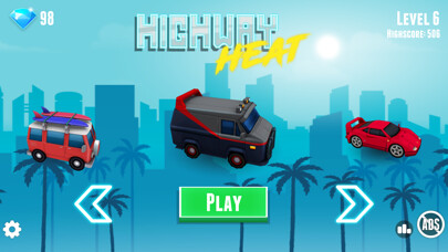 Emulate iPhone app Highway Heat using MyAndroid