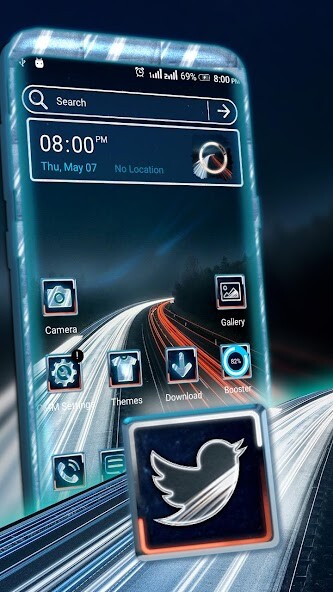 Run android online APK Highway Speed Launcher Theme from MyAndroid or emulate Highway Speed Launcher Theme using MyAndroid