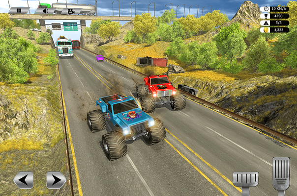 Emulate Android APK Highway Traffic Monster Truck Racer