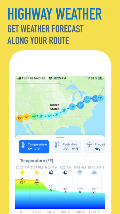 Emulate iPhone app Highway Weather, Travel, Road using MyAndroid Emulate iPhone app Highway Weather, Travel, Road using MyAndroid