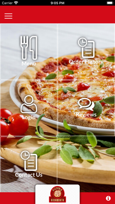 Emulate iPhone app Highworth Pizzaria using MyAndroid Emulate iPhone app Highworth Pizzaria using MyAndroid