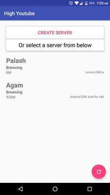 Emulate Android APK High Youtube (Sync on devices)