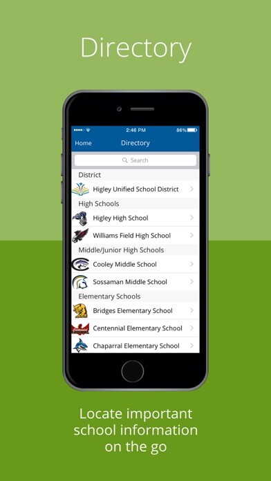 Emulate iPhone app Higley Unified School District using MyAndroid Emulate iPhone app Higley Unified School District using MyAndroid