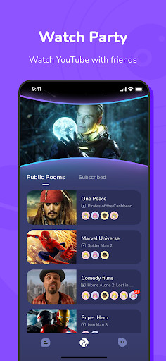 Run android online APK Hiii - Watch Party Metaverse from MyAndroid or emulate Hiii - Watch Party Metaverse using MyAndroid