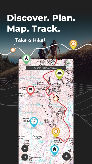 Emulate iPhone app HiiKER: The Hiking Maps App using MyAndroid