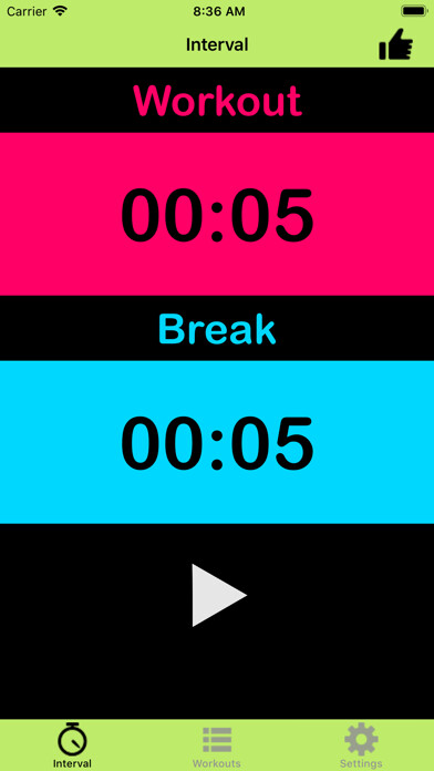 Emulate iPhone app HIIT Tabata Interval Timer using MyAndroid Emulate iPhone app HIIT Tabata Interval Timer using MyAndroid