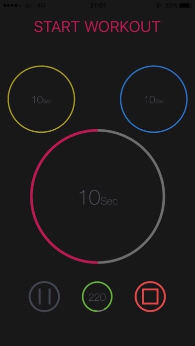 Emulate iPhone app HIIT & Tabata Timer -simple using MyAndroid Emulate iPhone app HIIT & Tabata Timer -simple using MyAndroid