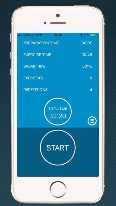 Emulate iPhone app HIIT timer chronometer gym using MyAndroid Emulate iPhone app HIIT timer chronometer gym using MyAndroid