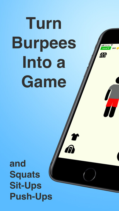 Emulate iPhone app HIIT Workouts - Burpee Hero using MyAndroid