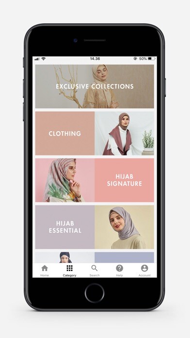 Emulate iPhone app Hijabenka using MyAndroid