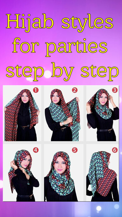 Emulate iPhone app Hijab Styles Step by Step using MyAndroid