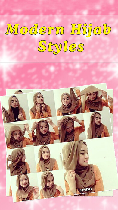 Emulate iPhone app Hijab Styles Step by Step Tutorials using MyAndroid