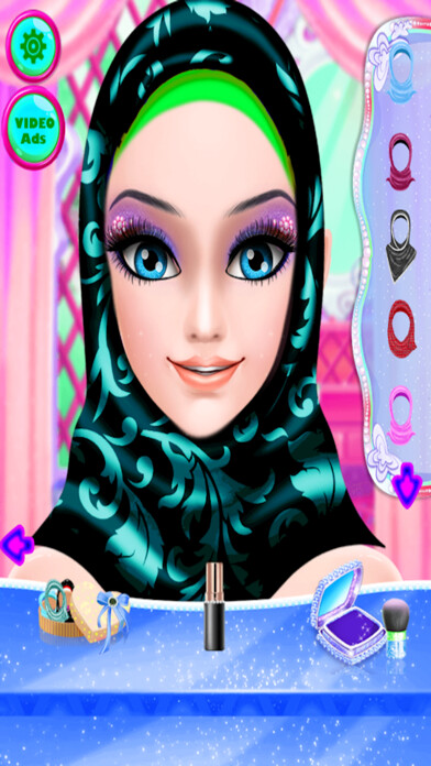 Emulate iPhone app Hijab Wedding Salon - Hijab Spa & Dress up Games using MyAndroid
