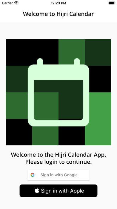Emulate iPhone app Hijri Calendar App using MyAndroid Emulate iPhone app Hijri Calendar App using MyAndroid