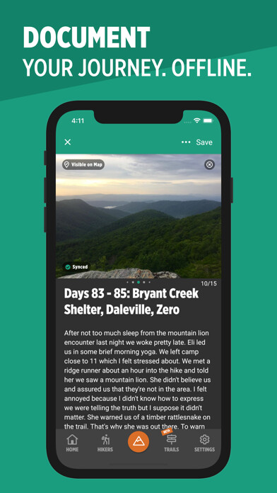 Emulate iPhone app HikerFeed using MyAndroid