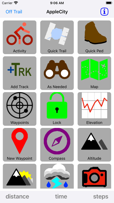 Emulate iPhone app Hikers Assistant Plus using MyAndroid