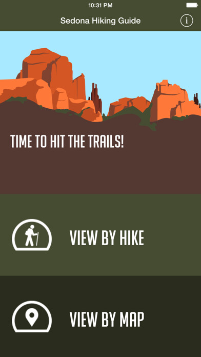 Emulate iPhone app Hiking Guide: Sedona using MyAndroid Emulate iPhone app Hiking Guide: Sedona using MyAndroid