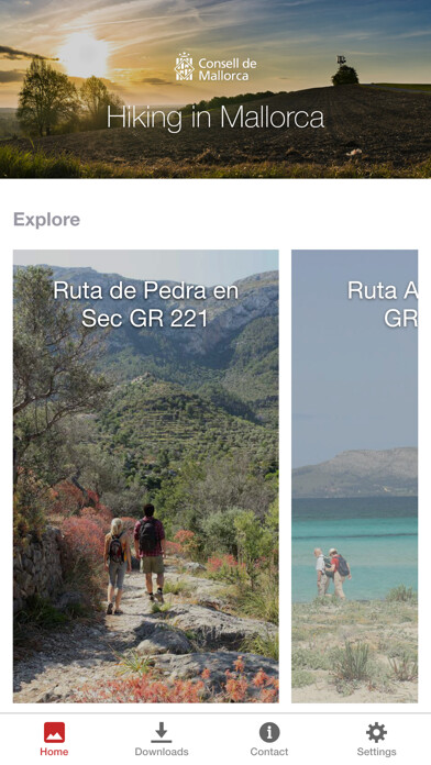 Emulate iPhone app Hiking in Mallorca using MyAndroid Emulate iPhone app Hiking in Mallorca using MyAndroid