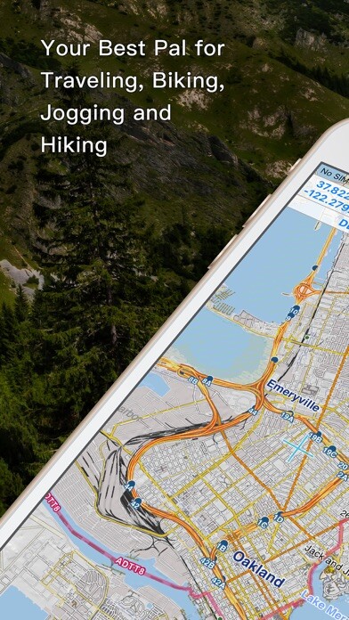 Emulate iPhone app Hiking Logger using MyAndroid Emulate iPhone app Hiking Logger using MyAndroid