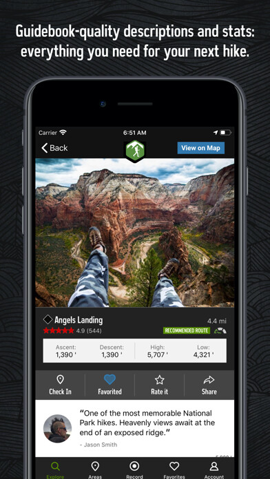 Emulate iPhone app Hiking Project using MyAndroid Emulate iPhone app Hiking Project using MyAndroid