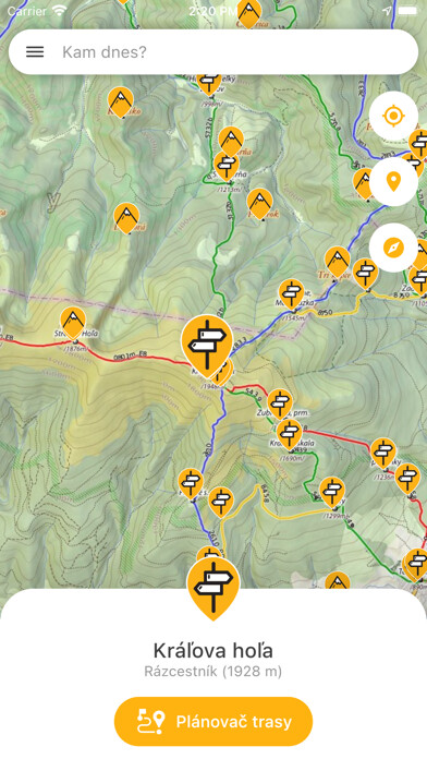 Emulate iPhone app Hiking Slovakia using MyAndroid Emulate iPhone app Hiking Slovakia using MyAndroid