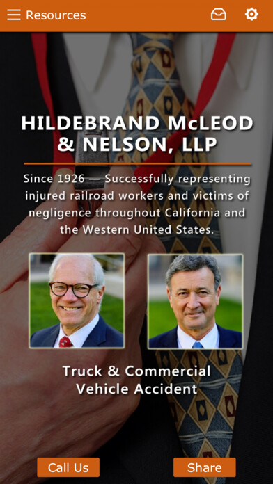 Emulate iPhone app Hildebrand McLeod & Nelson LLP using MyAndroid