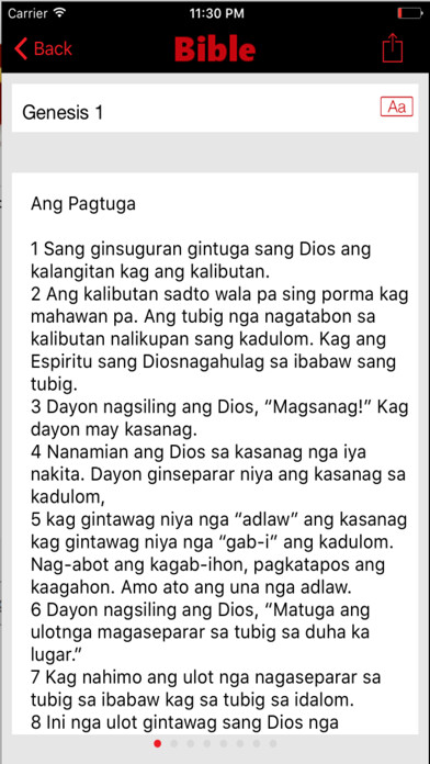 Emulate iPhone app Hiligaynon Bible using MyAndroid Emulate iPhone app Hiligaynon Bible using MyAndroid