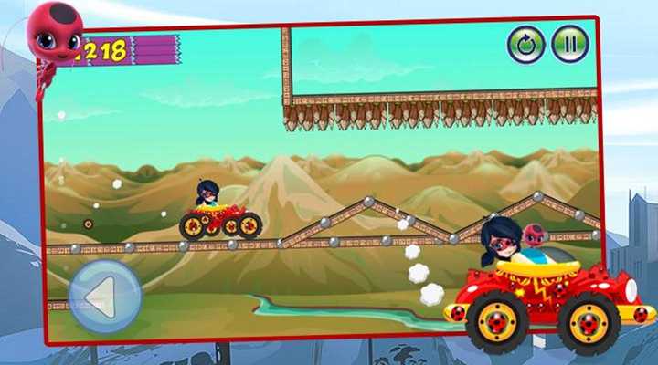 Emulate Android APK hill ladybug Car Adventure