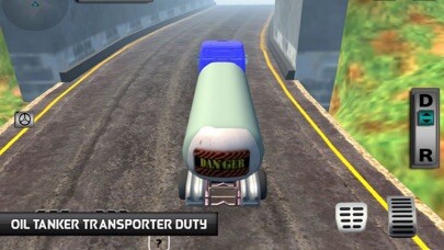 Emulate iPhone app Hill Side Oil Tanker Transport using MyAndroid