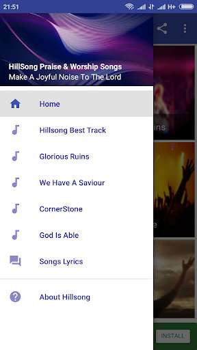 Run android online APK Hillsong Praise & Worship Songs from MyAndroid or emulate Hillsong Praise & Worship Songs using MyAndroid