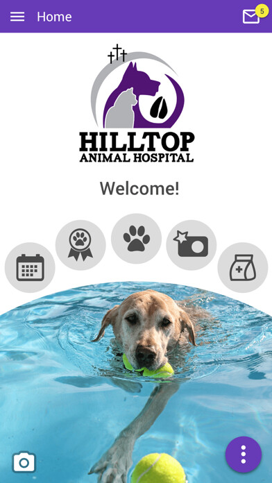 Emulate iPhone app Hilltop Vet Malvern using MyAndroid Emulate iPhone app Hilltop Vet Malvern using MyAndroid