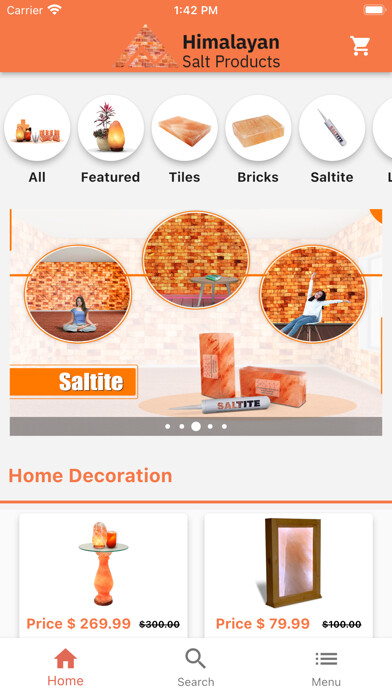 Emulate iPhone app Himalayan Salt Products using MyAndroid Emulate iPhone app Himalayan Salt Products using MyAndroid