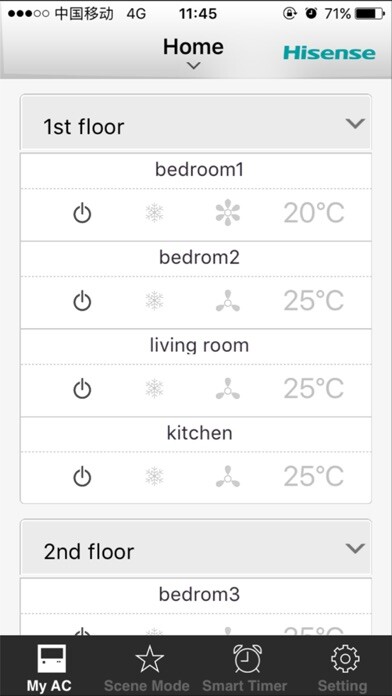 Emulate iPhone app Hi-MIT for 32 IDUs using MyAndroid