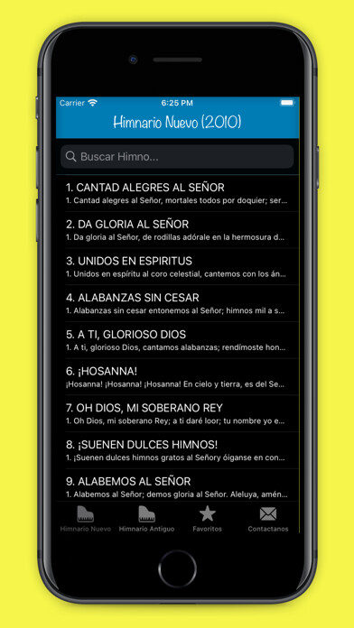 Emulate iPhone app Himnario Nuevo Y Antiguo using MyAndroid Emulate iPhone app Himnario Nuevo Y Antiguo using MyAndroid