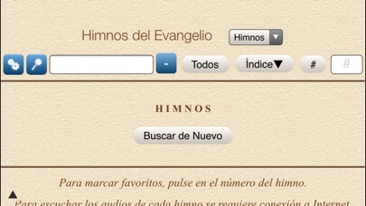 Emulate iPhone app Himnos del Evangelio, Venezuela using MyAndroid
